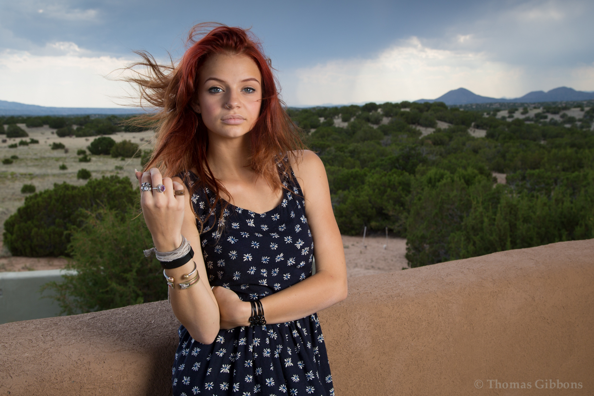 Girl At Adobe House 2